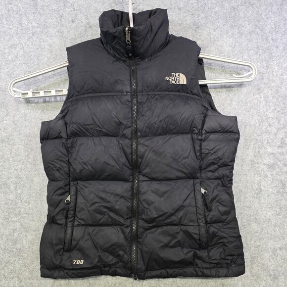The North Face Nuptse Vest Womens Medium Black 700 Down Puffer Quilted Insulated - Picture 2 of 13
